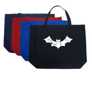  Large Red Bat Word Art Tote Bag   Created using the words 