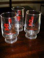   DANTES Down The Hatch GLASSES Atlanta GA 1976 THREE Drinking  