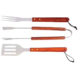   Barbeque Tool Set By Chefmaster&trade 3pc Stainless Steel Barbeque