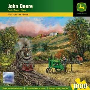  1000 Piece Green and Yellow Delivery Puzzle Art by Ted 