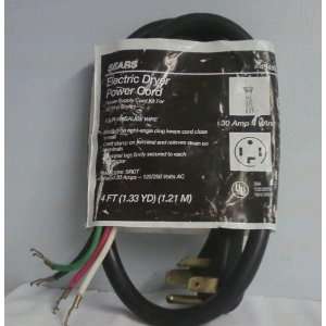 Electric Dryer Power Cord for 30 Amp Dryer: Appliances