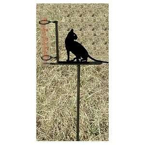  Cat Silhouette Rain Gauge   House Cat Design