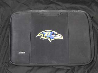 Tribeca NFL Baltimore Ravens 15.6 Black Laptop Notebook Sleeve Zip 