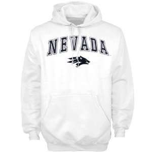 Nevada Wolf Pack White Team Color Hoody Sweatshirt  Sports 