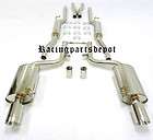 OBX CAT BACK Exhaust System Audi A4 B6 02 05 3.0 Quattro Dual