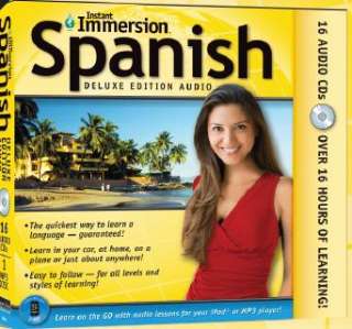 Learn Spanish Deluxe Language 16 Audio CDs & 1  CD  