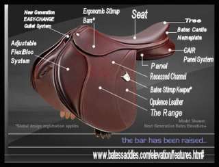 BATES NEXT GENERATION ELEVATION SADDLE PLUS  