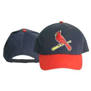   Tone Adjustable Baseball Hat   Navy / Red