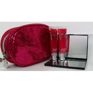   Juiced Berry,cherry Bomb Lipgloss ,Cosmetic Bag,make up Mirror: Beauty