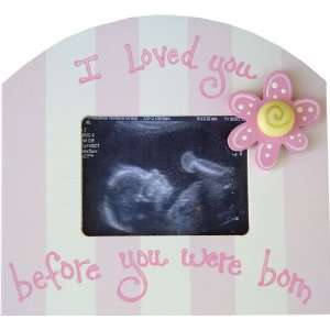  Sonogram Picture Frame in Pink Baby