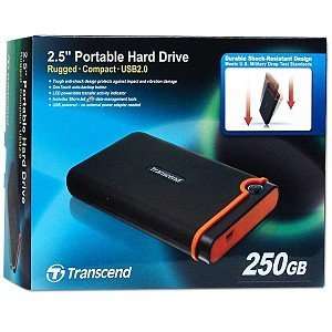  TRANSCEND STOREJET 25 MOBILE 250GB USB2.0 2.5 EXTERNAL 