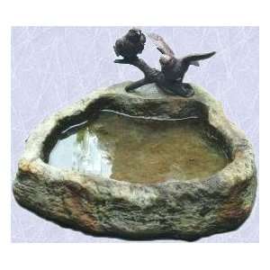   sparrows statue home garden basin sculpture New: Everything Else