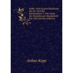   Pal. 343 (German Edition) (9785876273178) Arthur Kopp Books