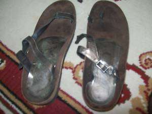 Donald J. Pliner Womens Shoes Sandals 8 M trashed used  