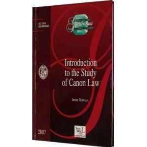  Introduction to the Study of Canon Law Electronics