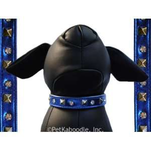   Pyramid Spike Metal Studded Dog Collar Size 10 (7 9): Pet Supplies