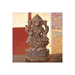    NOVICA Wood sculpture, Lakshmis Blessing