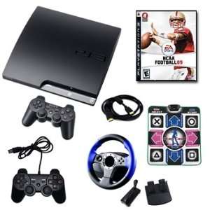  Playstation 3 160GB Mega Holiday Bundle with Game,Extra 