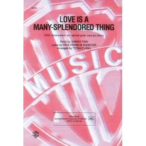  Love Is a Many Splendored Thing Choral Octavo Sports 