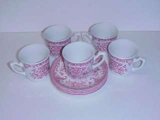 AVONDALE ROYAL STAFFORDSHIRE MEAKIN CUPS & SAUCERS SET  