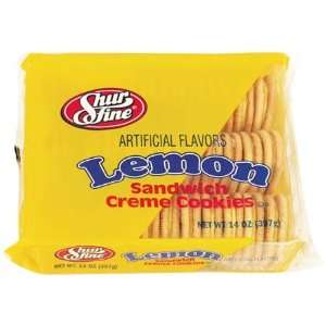 Shurfine Lemon Sandwich Cr?me Cookies Grocery & Gourmet Food