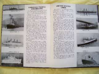 OCEAN LINERS OF THE 20TH CENTURY FIRST EDITION 1963  