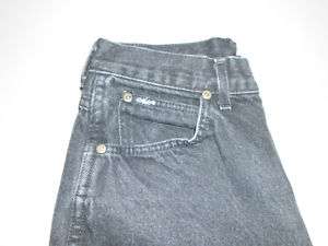 Womens Black Chic Jeans, Size 11 Average  