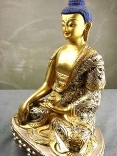 Buddha Statue   Carving, Silver & Gold   8 Nepal  