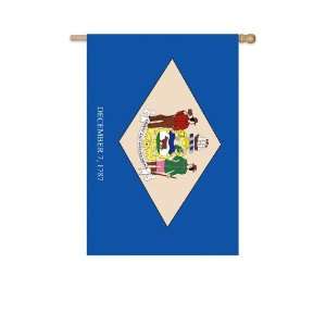   Garden Applique Flag, 12.5x18, Delaware State: Patio, Lawn & Garden