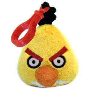    Angry Birds Plush Backpack Clip   Yellow Bird: Toys & Games