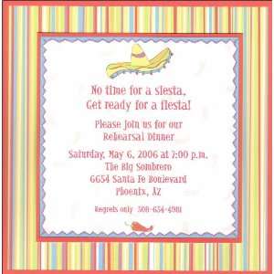  Sombrero Party Invitations Toys & Games