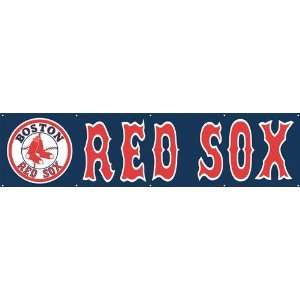 Exclusive By The Party Animal BBOS RED SOX Giant 8 Foot X 2 Foot Nylon 