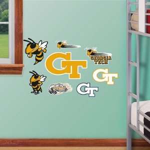  Georgia Tech Yellow Jackets Team Logo Assortment Fathead 