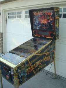   OF MAGIC PINBALL MACHINE GOLD TRIM, LEDS & MODS   THE THEATER AWAITS