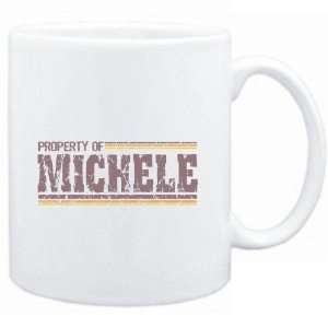  Mug White  Property of Michele   Vintage  Female Names 