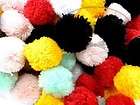 B0259 (30 pcs) Mixed 30MM Big PomPom Soft Ball Baby Appique 