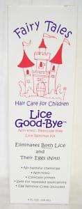 Fairy Tales Lice Good Bye Non Toxic Lice Removal Kit  