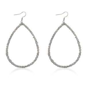 Lead Free Alloy Base Metal Earring Featuring Unique Clustered Metal 