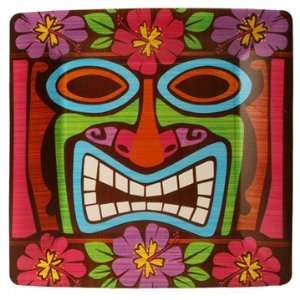  Tiki Time Shaped Dinner Plates 8ct: Toys & Games