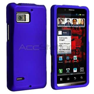   Hard Case Cover+Privacy Guard For Motorola Droid Bionic XT875  
