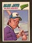   Topps Baseball Cloth Sticker #1 Alan Ashby Toronto Blue Jays EX/NM