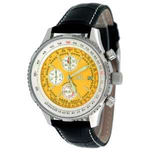   Mens Leather Strap Chronograph Watch Model AK6230 M4 Electronics