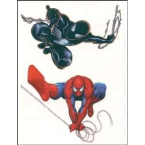 Spiderman & Venom Webbing Temporaray Tattoo