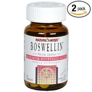   Natures Herbs Boswellin from India 150mg, 50 Tablets (Pack of 2