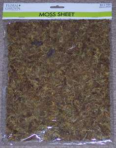 Moss sheet,8X10,floral,crafts,model RR layout,topiary  