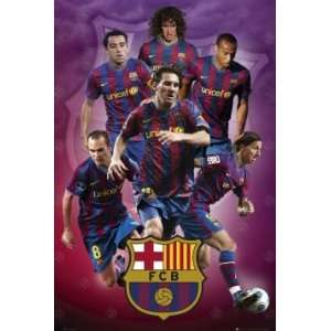  Football Posters Barcelona   Players 09/10   91.5x61cm 
