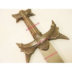  40 Medieval Viking Celtic Sword w/ Plaque   Sheath   Celt 