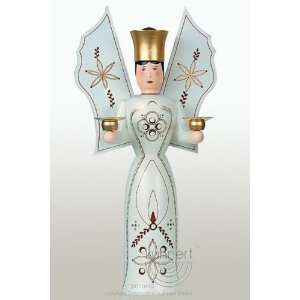  German Angel Candle Stand for 2 Candles 14 Inch