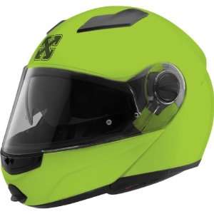 SparX Solid Helios Modular Street Motorcycle Helmet   Fluorescent 