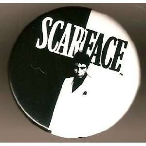 Scarface Tony Montana B&W Pin 